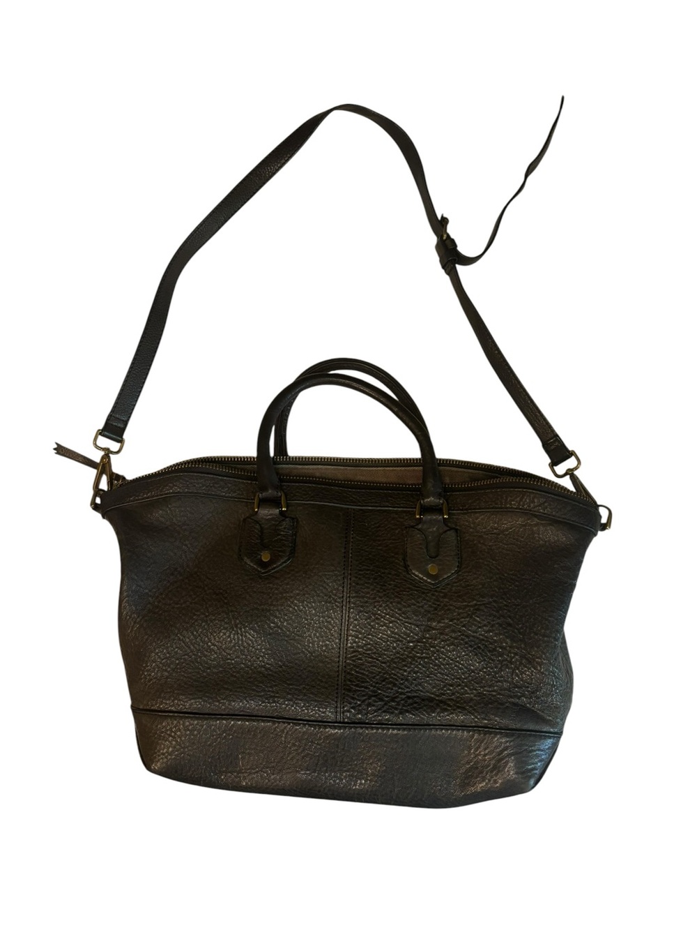 Madewell Black Leather Satchel